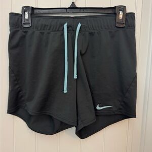 Nike Black Shorts with Light Blue Accents women’s XS